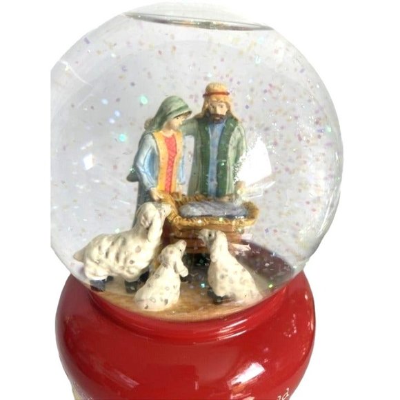 Snow Music Box Nativity Globe by DaySpring Christmas Decor - Picture 3 of 8